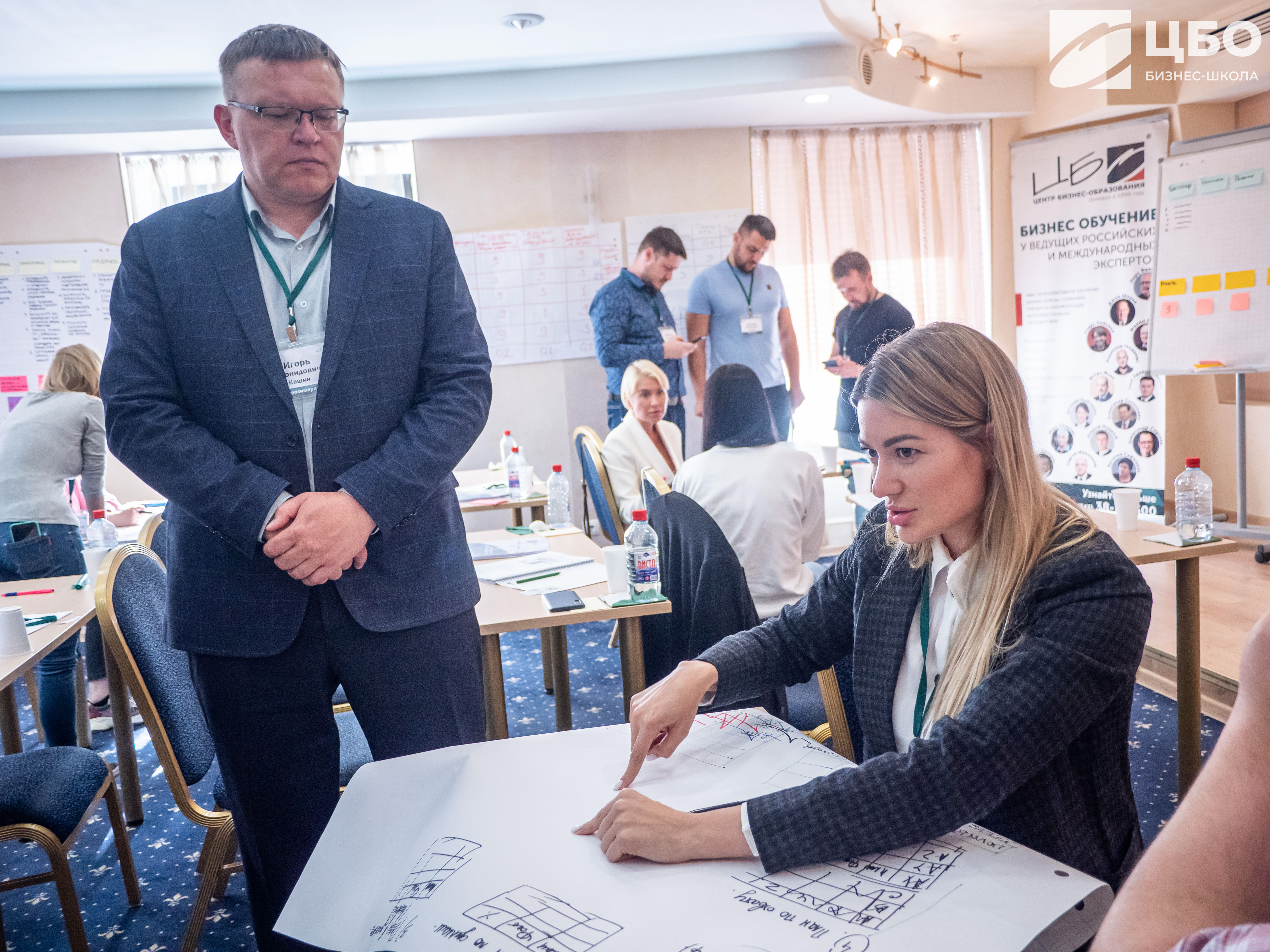 Программа Руководитель отдела продаж Бизнес-школа ЦБО Студенты выполняют практическое задание на программе Алексея Юсова